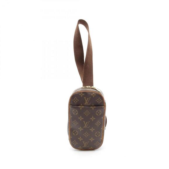 LOUIS VUITTON Brown Monogram Leather Fanny Pack - Picture 1 of 11